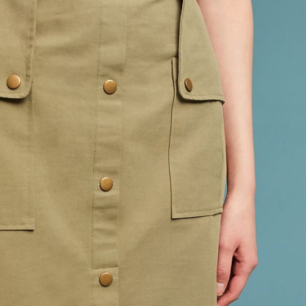 NWT Anthropologie UtilityPencil Skirt by ISLA MAUDE - Picture 3 of 7